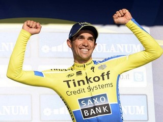 Španielsky cyklista Alberto Contador.