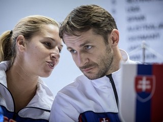 Dominika Cibulková a Matej Lipták.