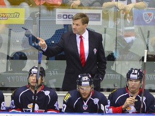 Rostislav Čada počas zápasu proti Záhrebu.