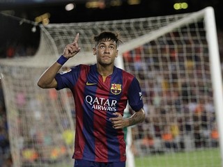 Neymar v drese FC Barcelona.