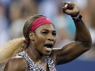 Serena počas prebiehajúcich US Open.