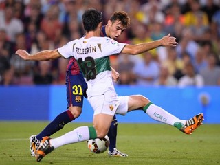 El Haddadi (vzadu) je budúcnosťou Barcelony.