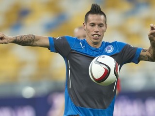 Kapitán Neapola Marek Hamšík už odohral za klub celkovo 308 zápasov.