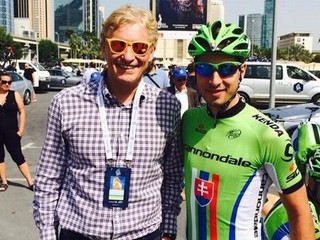 Ruský milionár Oleg Tiňkov s Petrom Saganom.