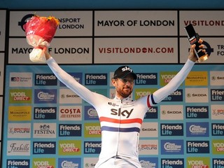 Britský cyklista Bradley Wiggins.