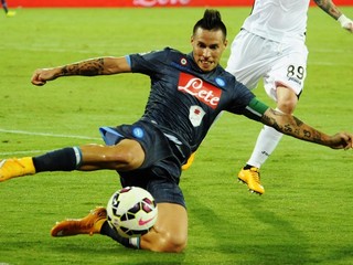 Stredopoliar SSC Neapol Marek Hamšík.