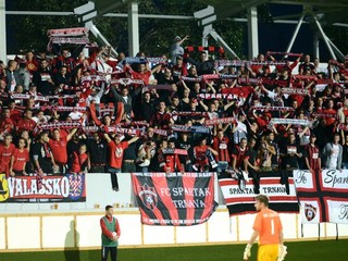 Fanúšikovia Spartaka Trnava.