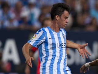 Futbalista Malagy Juanpi Anor Acosta.