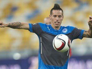 Marek Hamšík vo štvrtok nastúpi v Európskej lige s Neapolom proti Slovanu Bratislava.