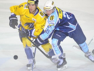 Hráč Piešťan Matej Cuník v zápase proti Nitre.