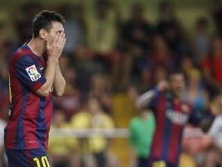 Argentínsky futbalista Lionel Messi z FC Barcelona.