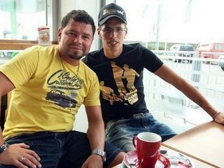 Richard Hamšík so synom Marekom.