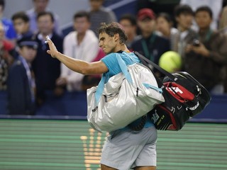 Rafael Nadal sa lúči s turnajom v Šanghaji.