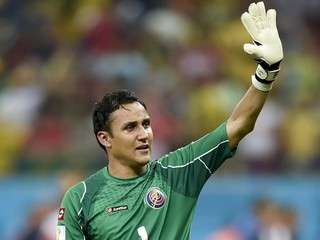 Keylor Navas počas MS v Brazílii.