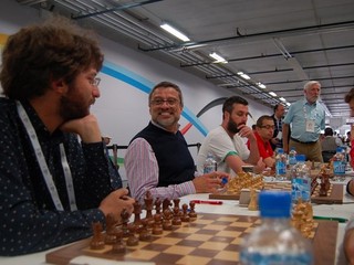 Na zábere tím Slovenska, zľava: Ján Markoš, Ľubomír Ftáčnik, Tomáš Petrík a Tamás Petényi.