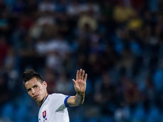 Marek Hamšík v reprezentačnom drese.