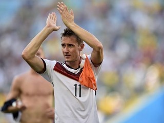 Miroslav Klose počas MS v Brazílii.