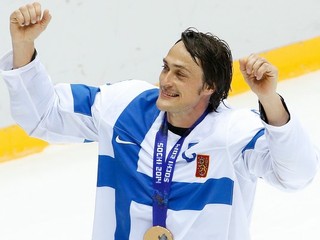Teemu Selänne na olympiáde v Soči.