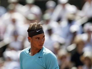 Rafael Nadal počas víťazného finále Roland Garros 2014.