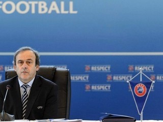 Prezident UEFA Michel Platini.