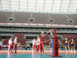 Varšava otvorila nový štadión v roku 2012 pred ME vo futbale. Teraz si tam zahrajú otvárací zápas MS volejbalisti.
