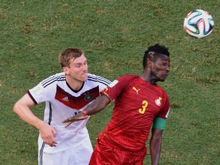 Nemecko remizovalo s Ghanou 2:2, góly padli v druhom polčase