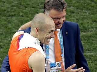 Robben svojrázne pochválil trénera Van Gaala