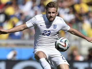 Luke Shaw v drese anglickej reprezentácie.
