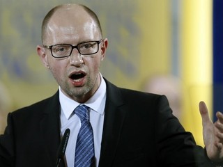 Ukrajinský premiér Arsenij Jaceňuk.