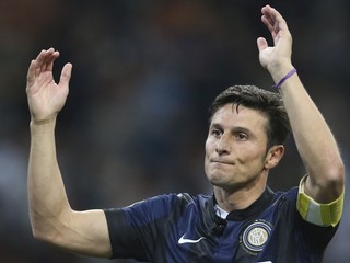 Legenda Interu Miláno Javier Zanetti.