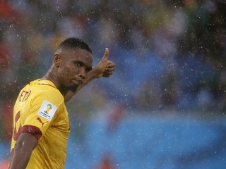 Samuel Eto'o si zahral na MS v Brazílii.