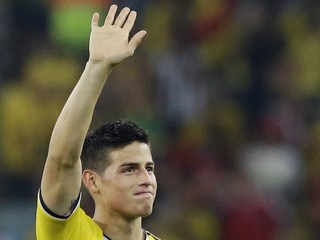 Hviezda Kolumbie James Rodriguez.