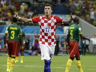 Chorvátsky futbalista Mario Mandžukič.