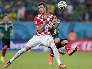 Mario Mandžukič počas MS v Brazílii.