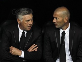 Tréneri Realu - Carlo Ancelotti a Zinedine Zidane.