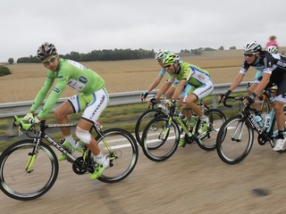 Súťaž o zelený dres Peter Sagan jasne vedie.