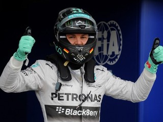 Nico Rosberg ešte so starou prilbou.