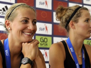 Zľava: Dominika Nestarcová a Natália Dubovcová