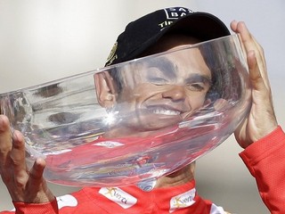 Víťaz Vuelty 2012 Alberto Contador.