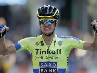 Michael Rogers sa teší z etapového víťazstva.