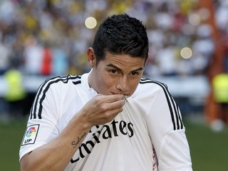 James Rodríguez je v drese Realu Madrid len pár dní.