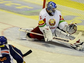 Bieloruský brankár Andrej Mezin je už na dvanástom svetovom šampionáte.