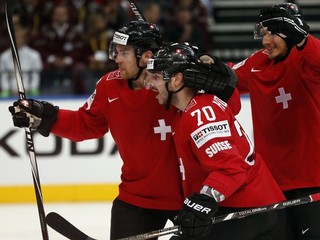 Hokejisti Švajčiarska - ilustračná fotografia.