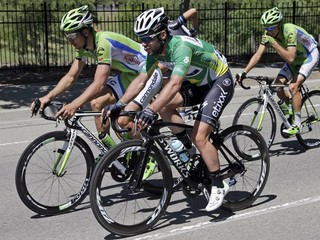 Peter Sagan (vľavo) a Mark Cavendish na pretekoch Okolo Kalifornie.