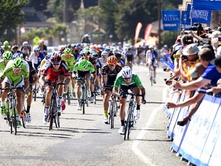 Peter Sagan v 5. etape Okolo Kalifornie vyhral špurt pelotónu.