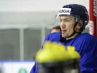 Kapitán slovenskej hokejovej reprezentácie Miroslav Šatan.