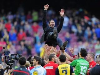 Tréner Diego Simeone.