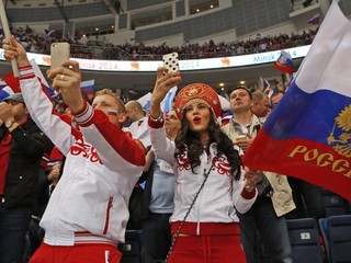 Fanúšikovia Ruska.