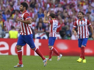 Diego Costa podobne ako v Barcelone aj vo finále Ligy majstrov striedal hneď v úvode zápasu.