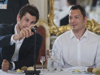 Na snímke vľavo Marek Hrivík a Ladislav Nagy.